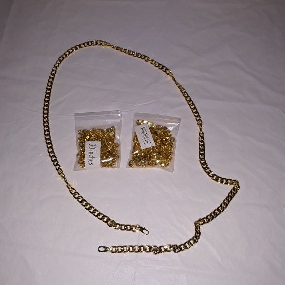 NWT 18K Gold PLATED 6mm Men's Figaro Chain - Picture 4 of 6